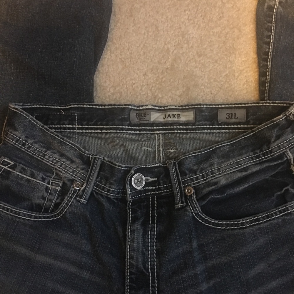 Men’s “Jake” Buckle Jeans